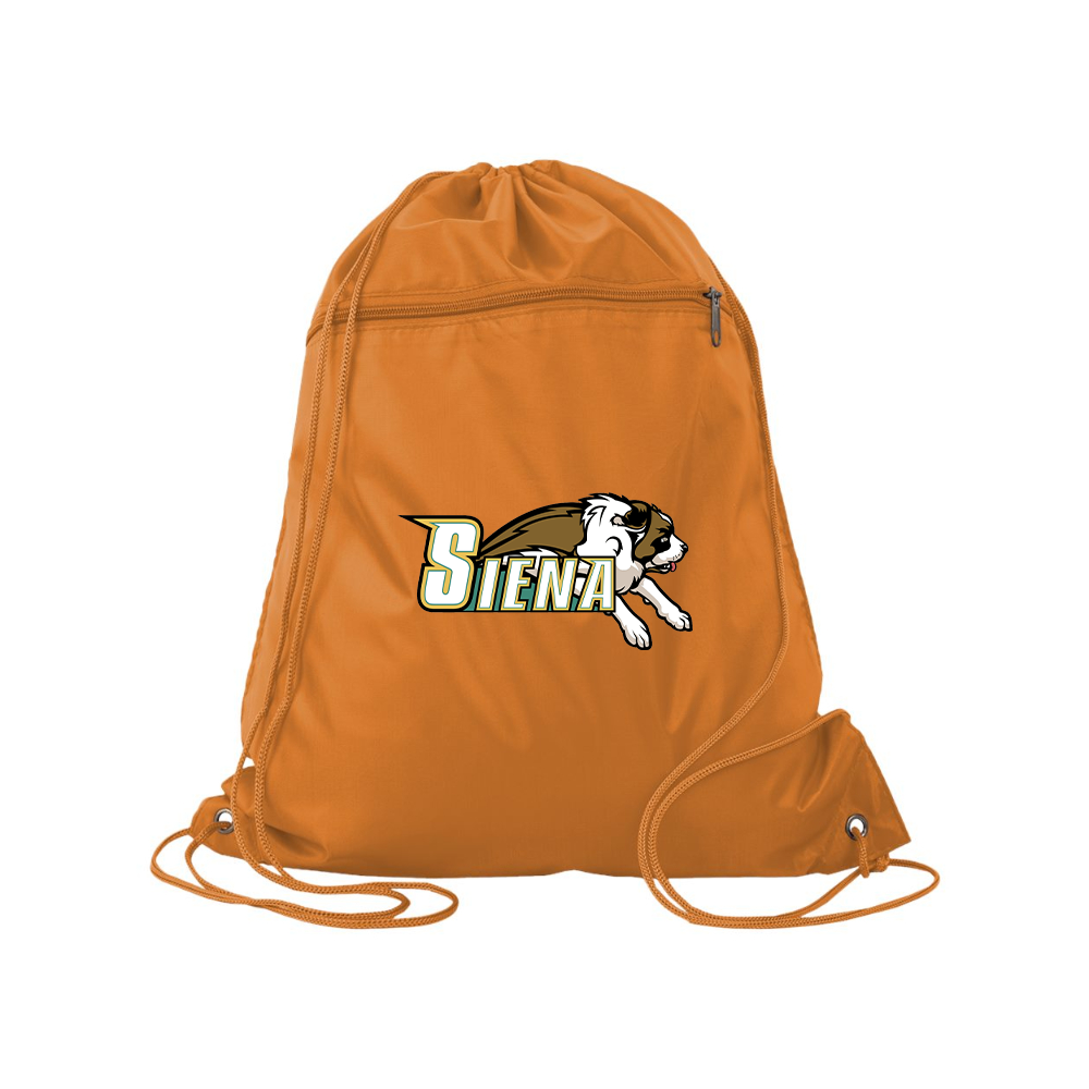 Siena Saints Logo Q-Tees - Polyester Cinchpack