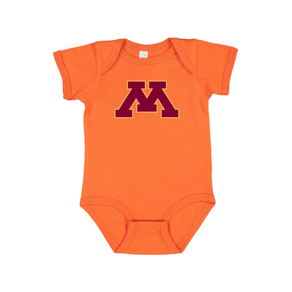 Minnesota Golden Gophers Logo Baby Romper Onesie