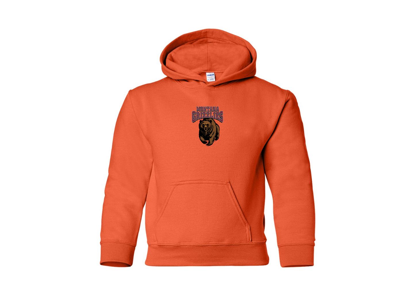 Youth Montana Grizzliesl Gildan Heavy Blend  Hooded Sweatshirt