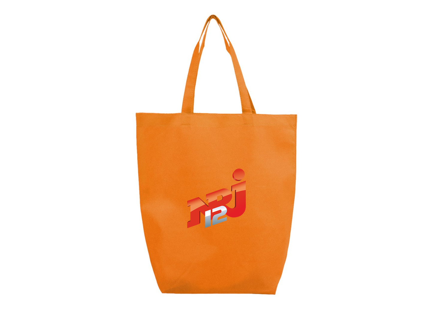 NRJ 12 Logo Q-Tees Non-Woven Gusset Bottom Tote