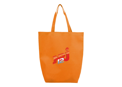 NRJ 12 Logo Q-Tees Non-Woven Gusset Bottom Tote