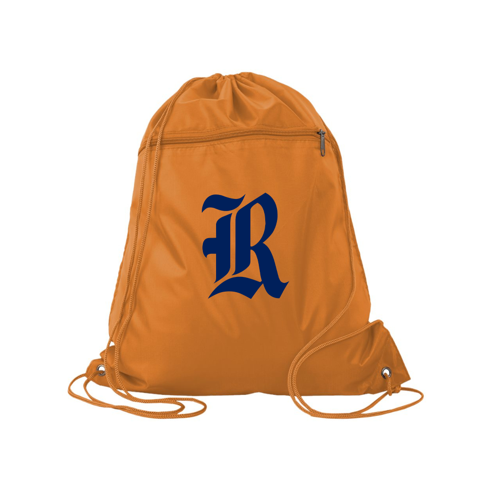 Rice Owls Logo Q-Tees - Polyester Cinchpack