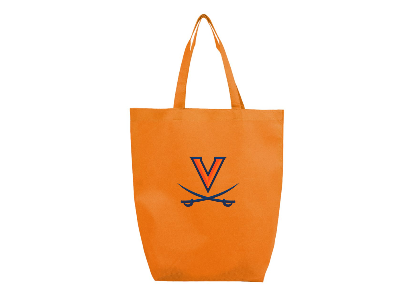 Virginia Cavaliers Q-Tees Non-Woven Gusset Bottom Tote