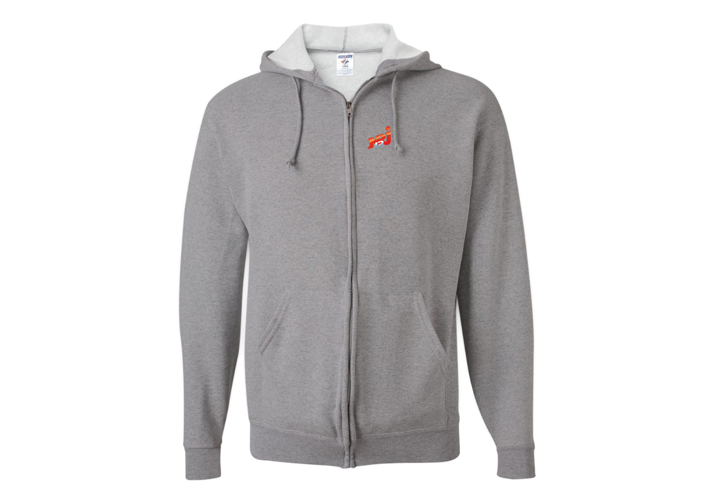 Men's NRJ 12 Logo JERZEES NuBlend Full-Zip Hooded Sweatshirt