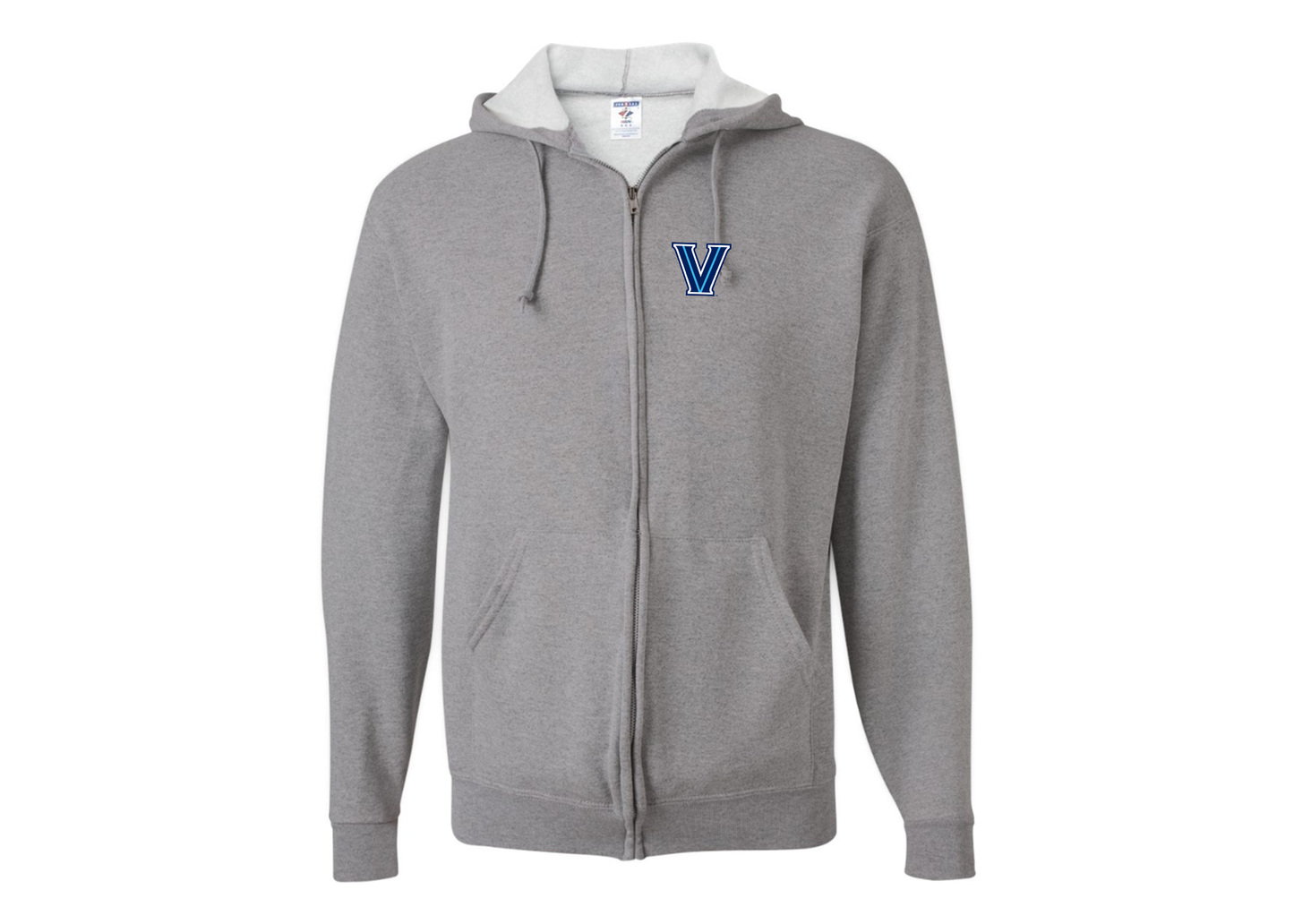 Men's Villanova Wildcats JERZEES NuBlend Full-Zip Hooded Sweatshirt