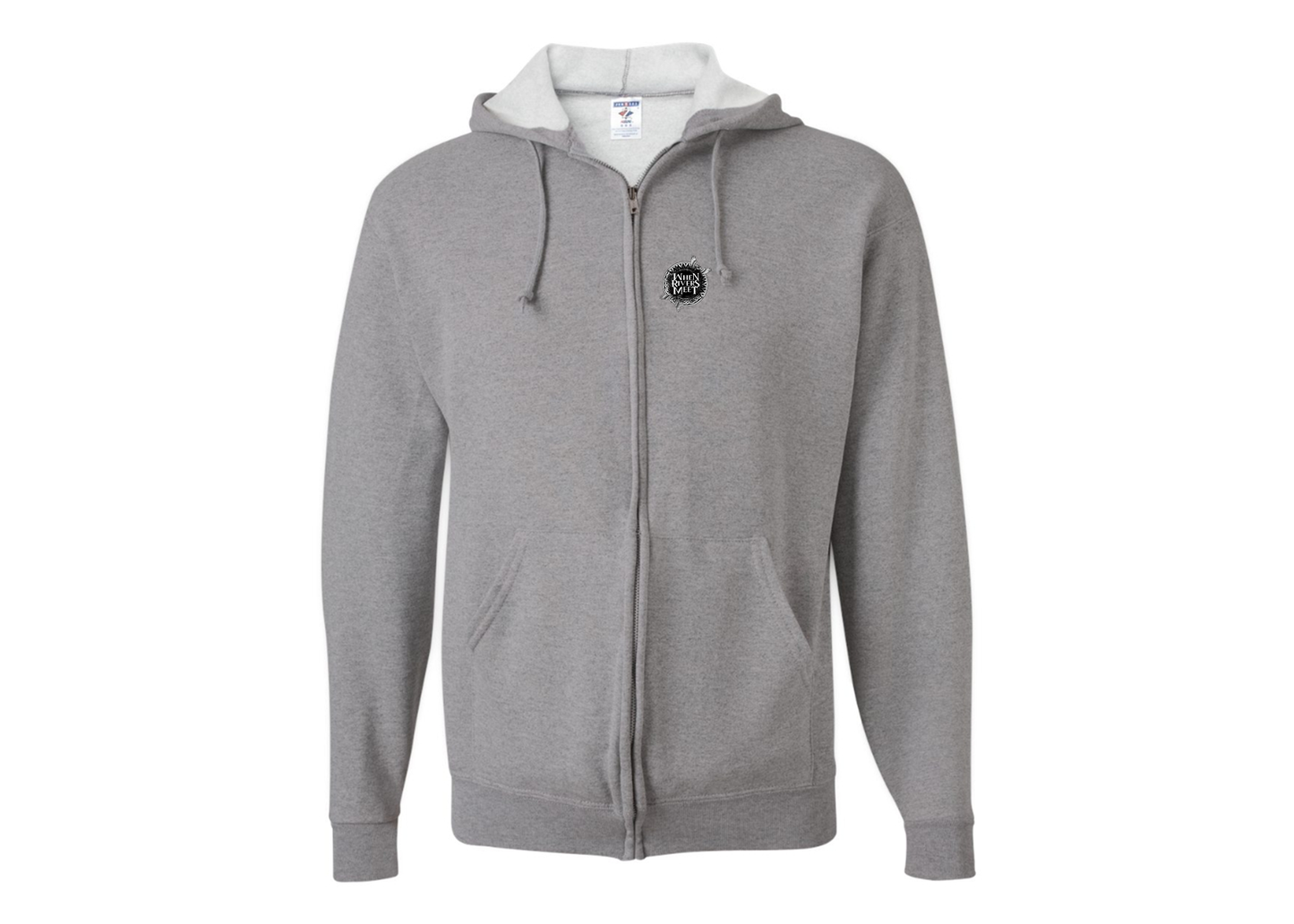 Men's When Rivers Meet JERZEES NuBlend Full-Zip Hooded Sweatshirt