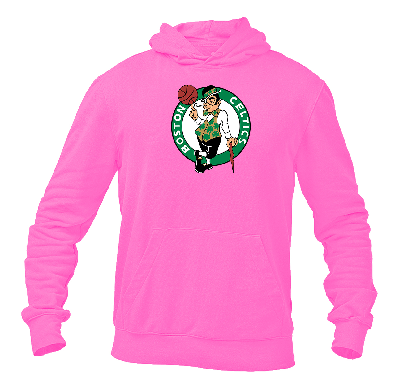 Men's Boston Celtics Logo Softstyle Midweight Hooded Sweatshirt