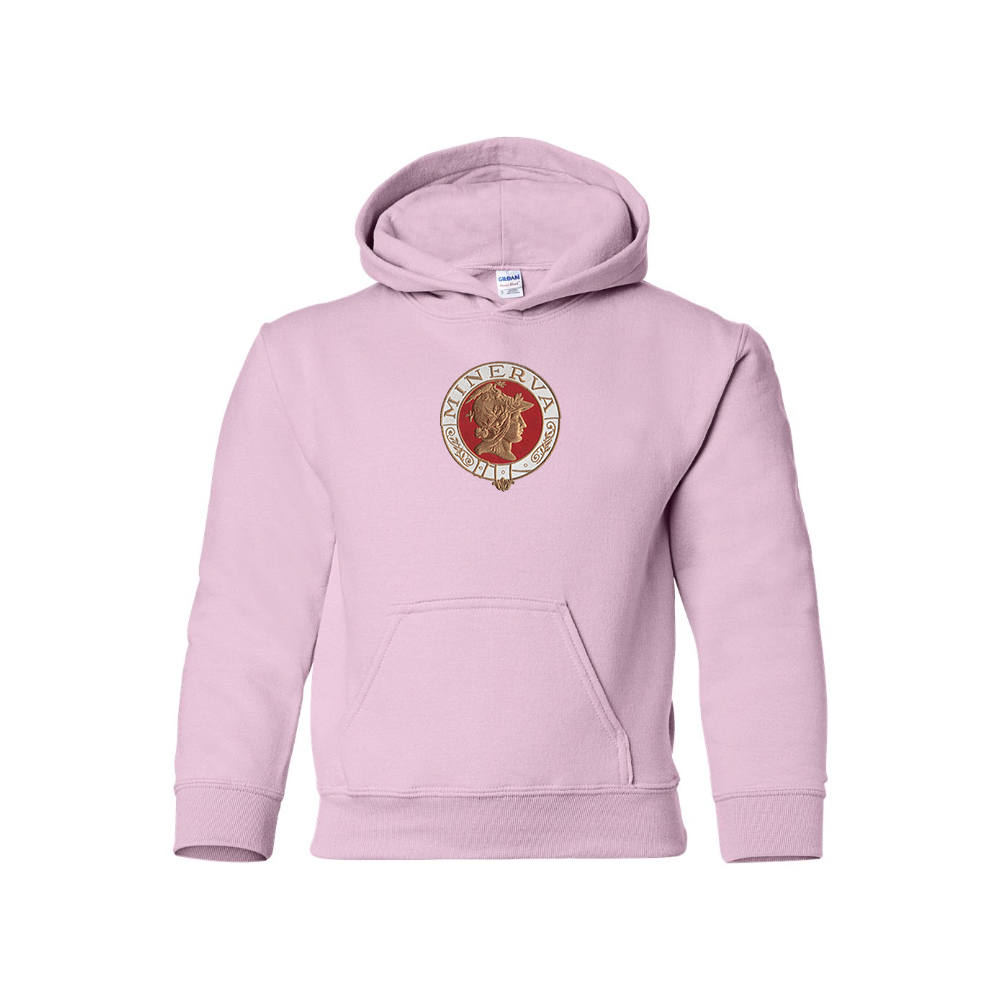 Youth Minerva Cars Logo Pullover Hoodie