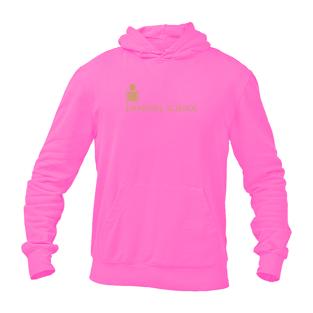Men's Emanuel School Logo  Pullover Hoodie
