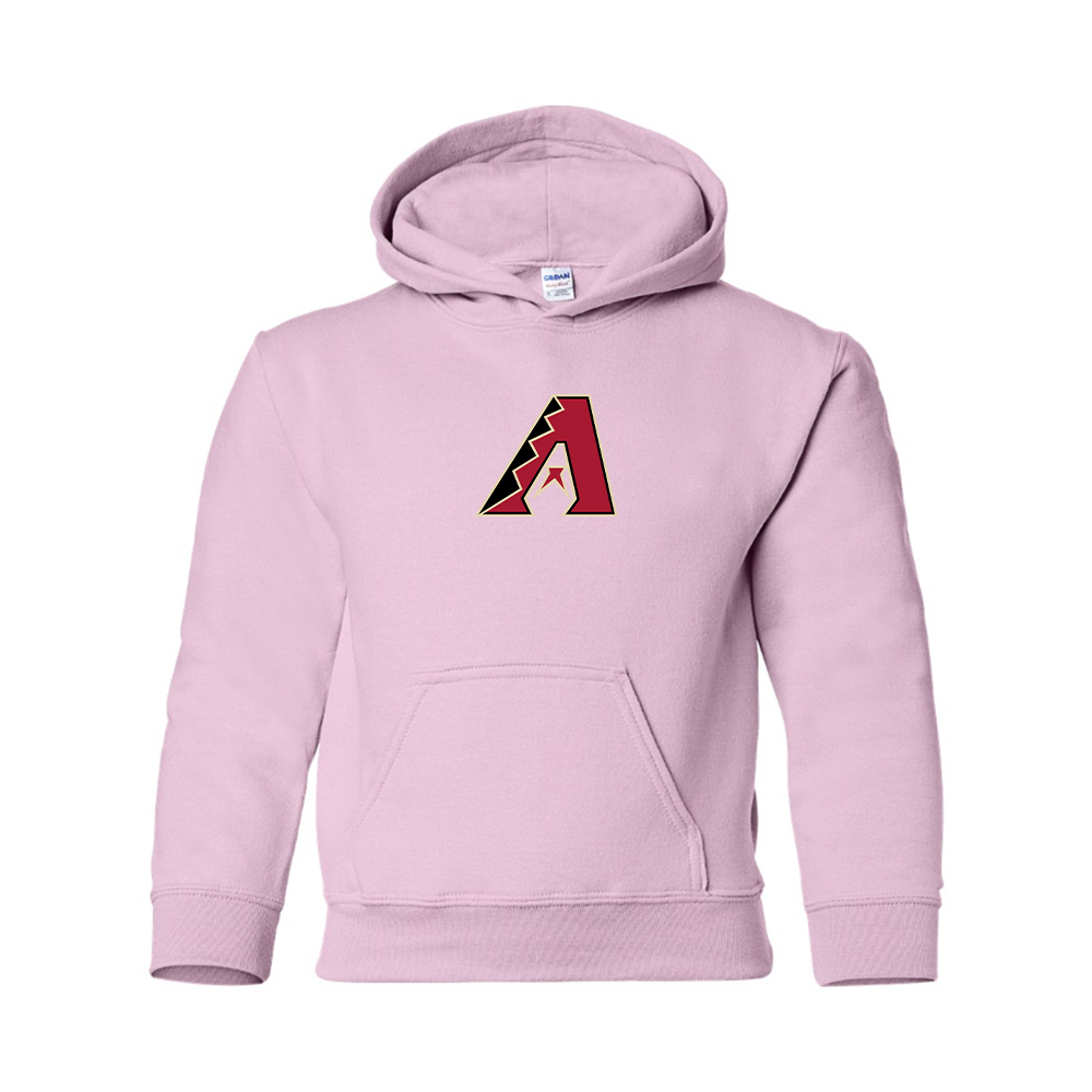 Youth Arizona Diamondbacks Logo Pullover Hoodie