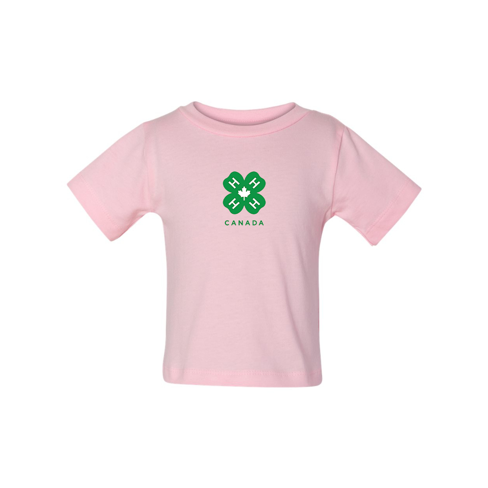 4H Canada Logo BELLA CANVAS Infant Jersey Tee