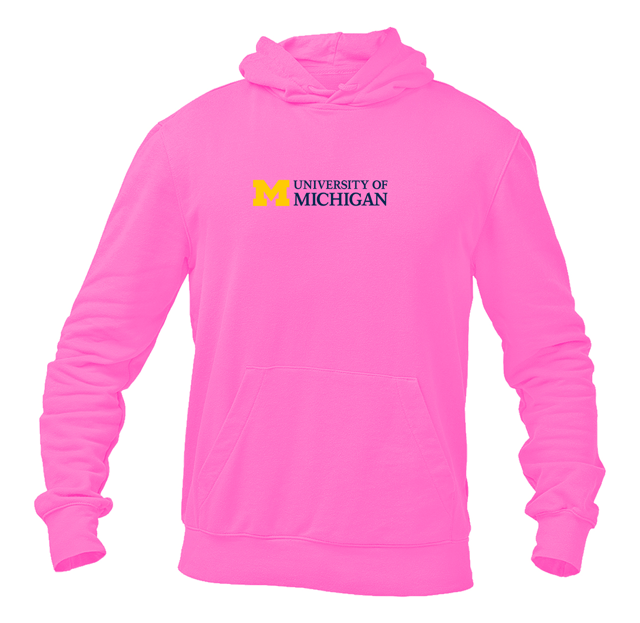Men's University of Michigan Logo Pullover Hoodie