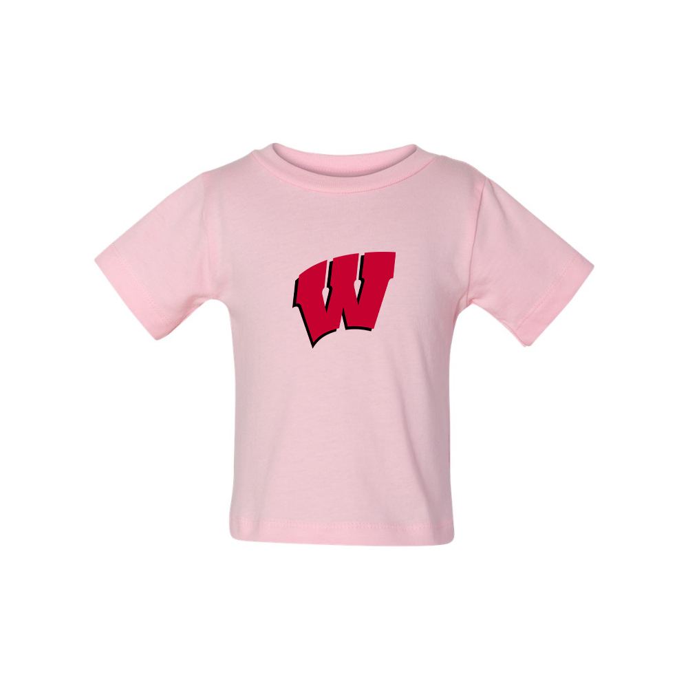 Wisconsin Badgers BELLA CANVAS Infant Jersey Tee