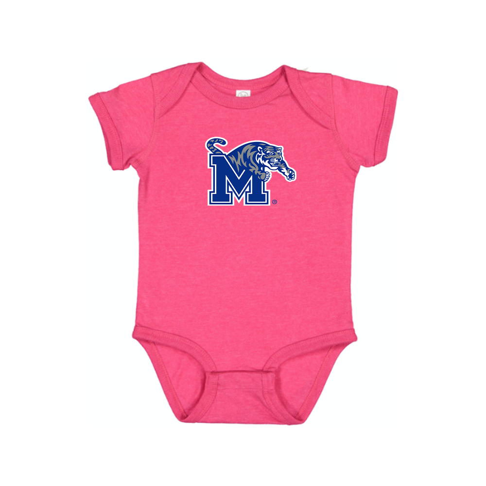 Memphis Tigers Logo Baby Romper Onesie