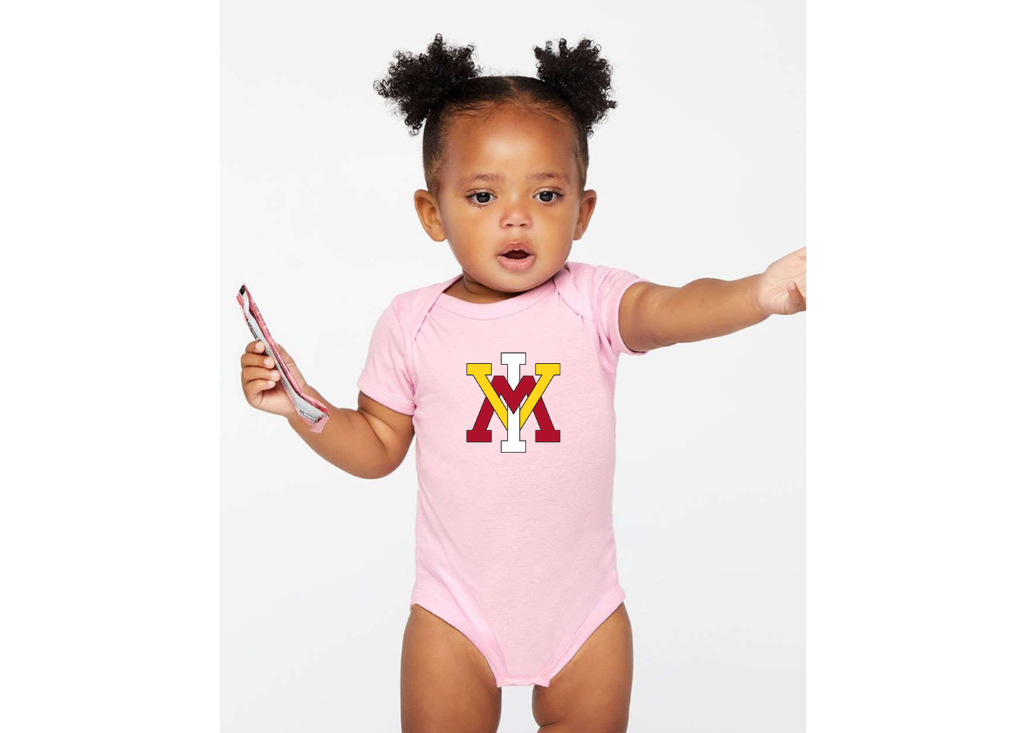 VMI Keydets Rabbit Skins Infant Baby Rib Bodysuit