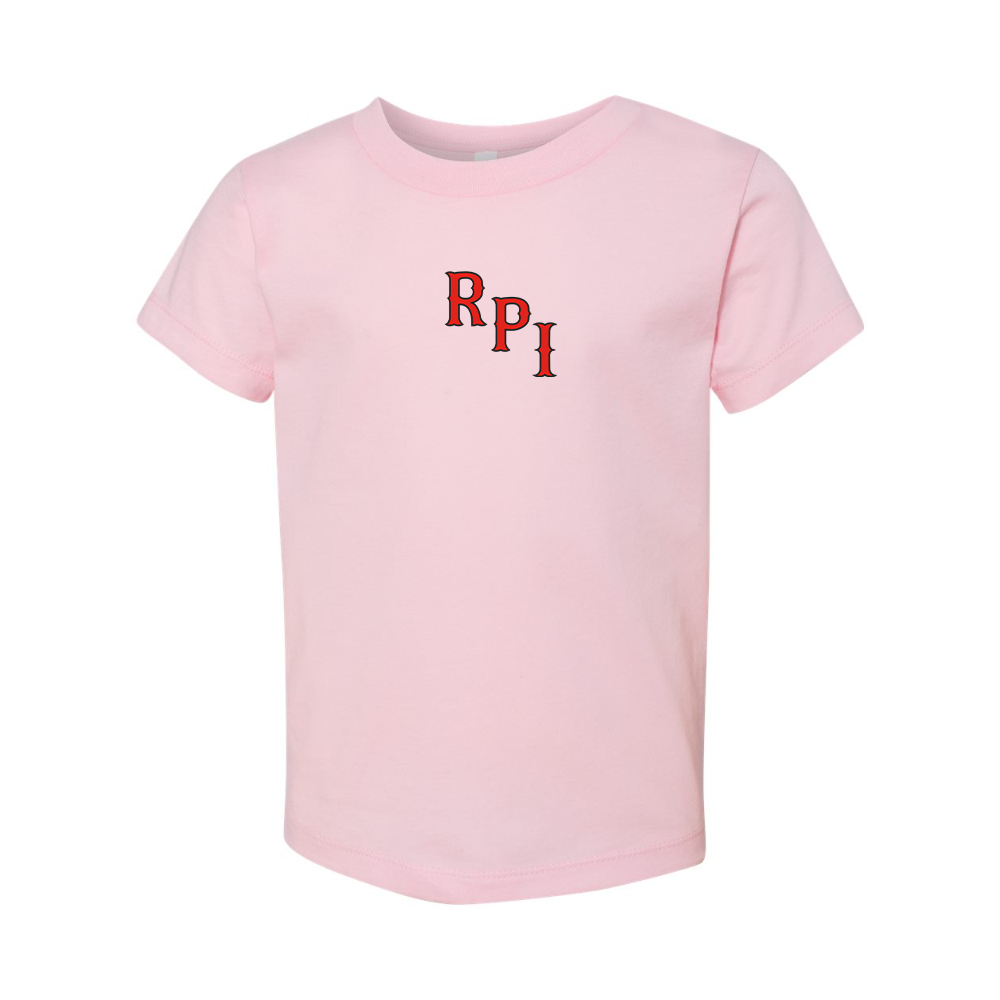 RPI Engineers Logo BELLA  CANVAS Toddler Jersey Tee