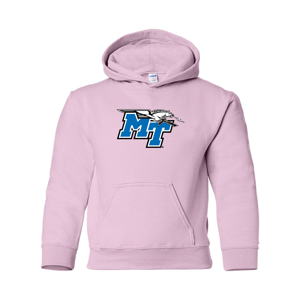 Youth Middle Tennessee Blue Raiders Logo Pullover Hoodie