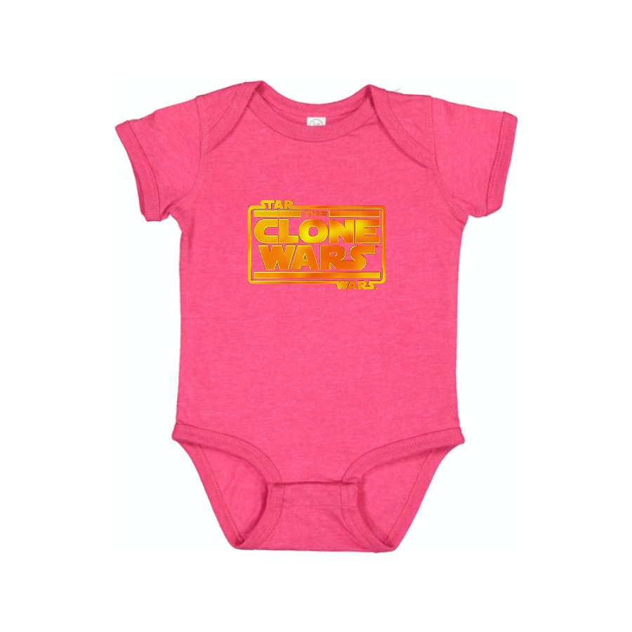 The Clone wars Logo Baby Romper Onesie