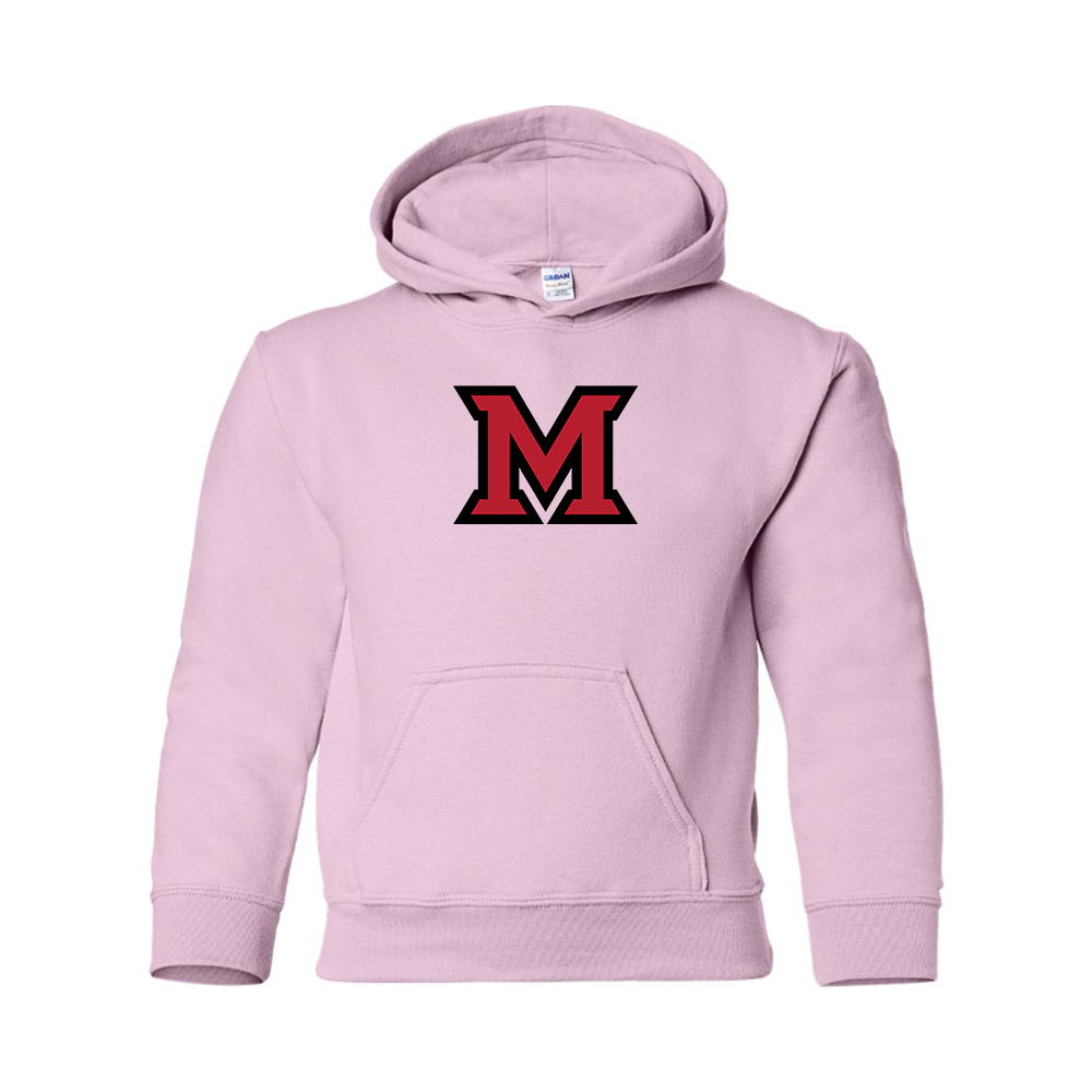 Youth Miami Ohio RedHawks Logo Pullover Hoodie