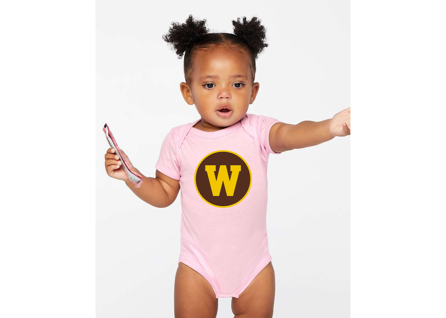 Western Michigan Broncos Rabbit Skins Infant Baby Rib Bodysuit