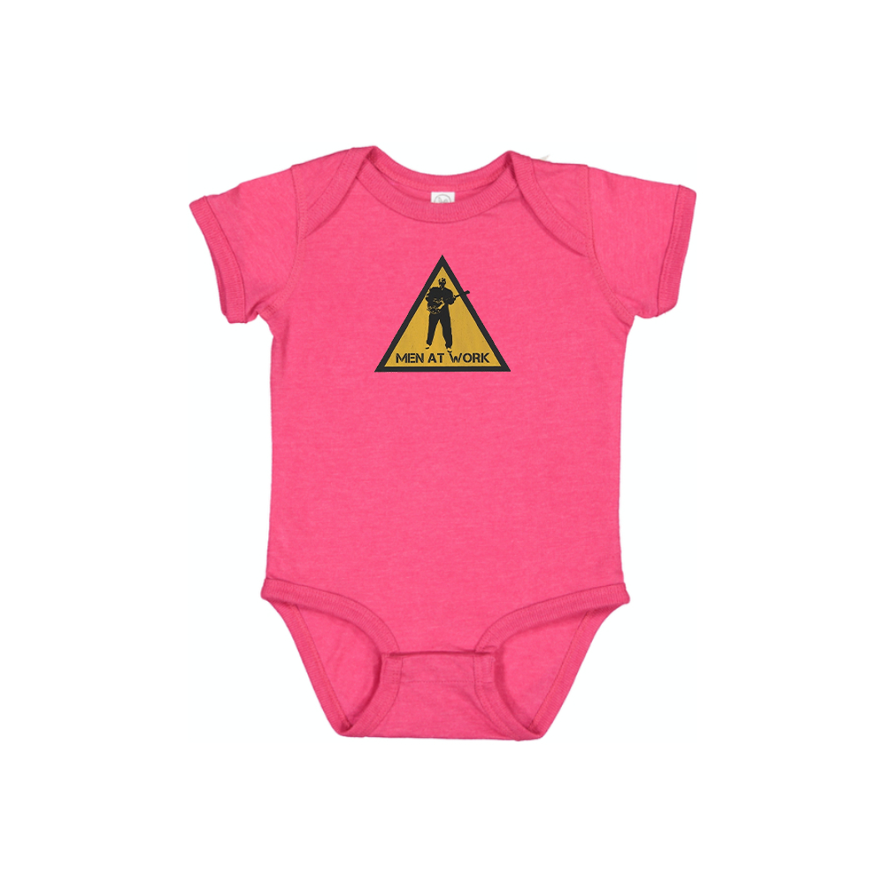 Men at Work Logo Baby Romper Onesie