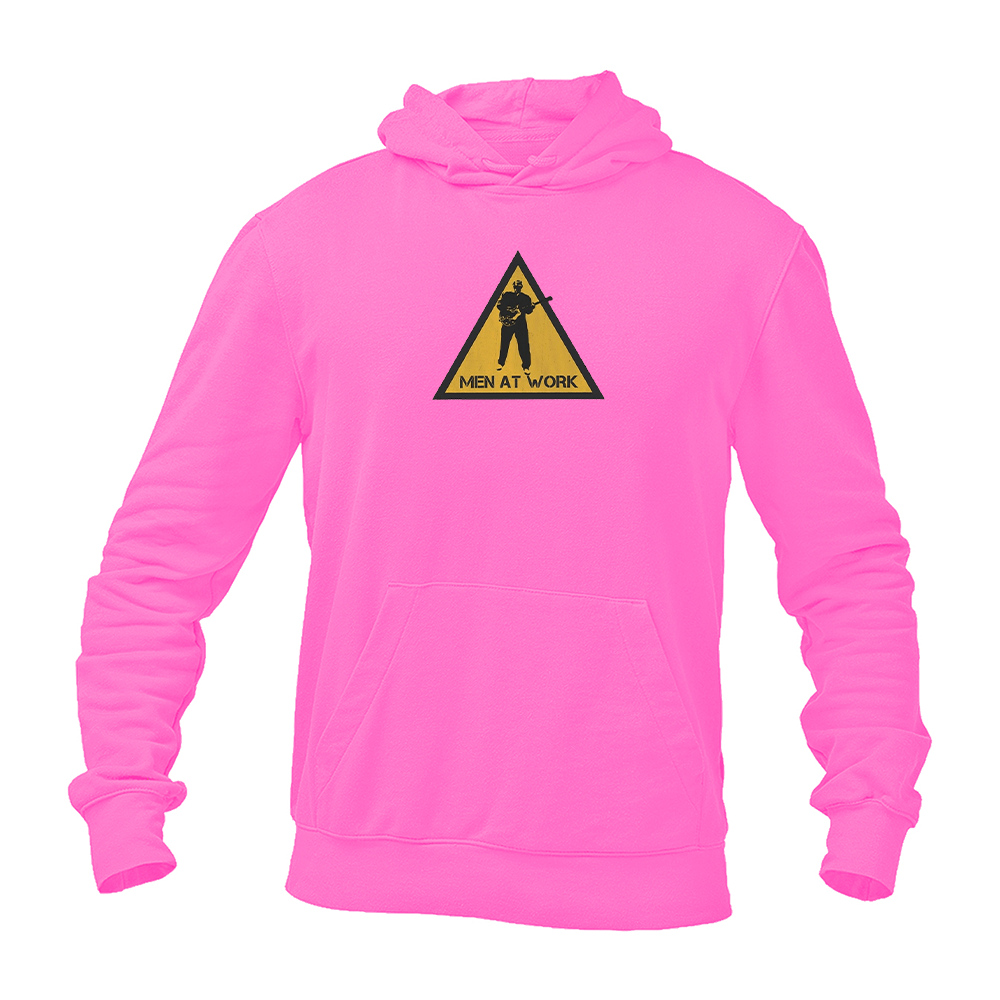 Men's Men at Work Logo  Pullover Hoodie