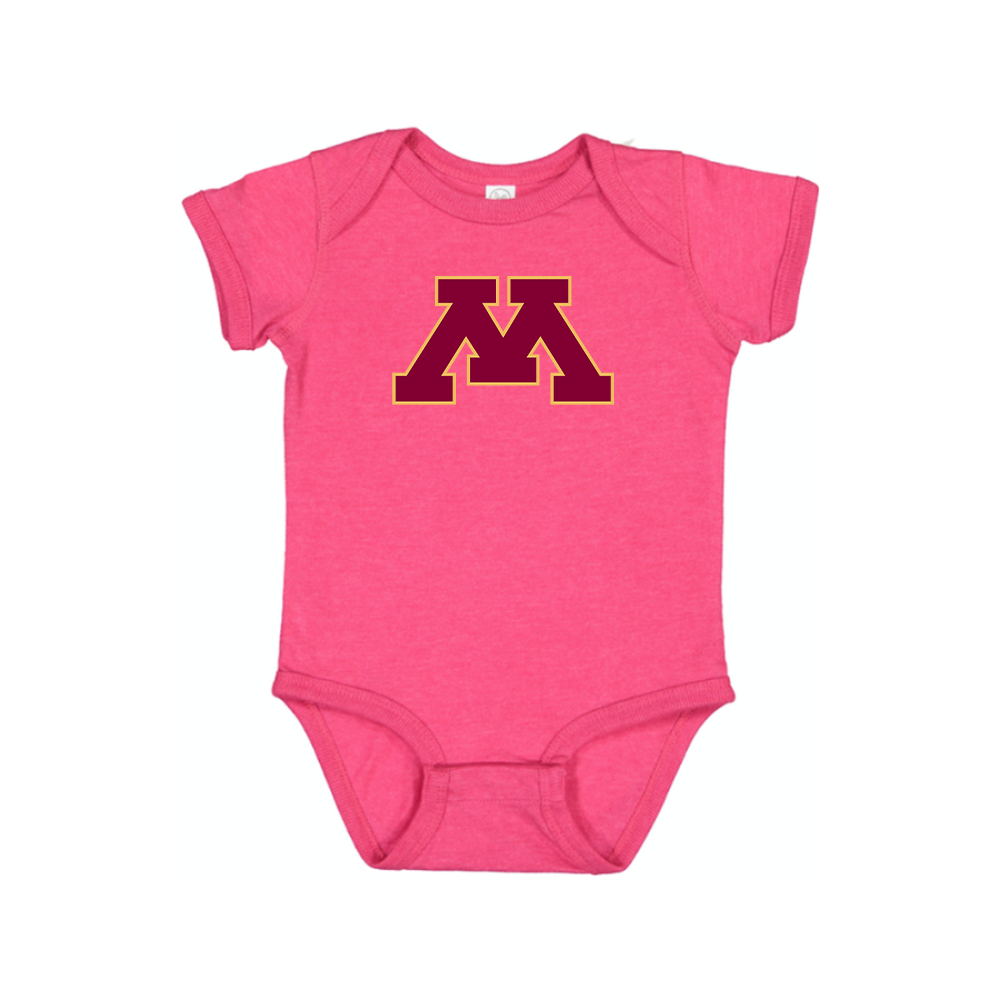Minnesota Golden Gophers Logo Baby Romper Onesie