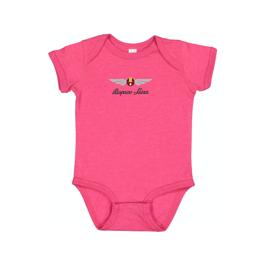 Hispano Suiza Logo Baby Romper Onesie
