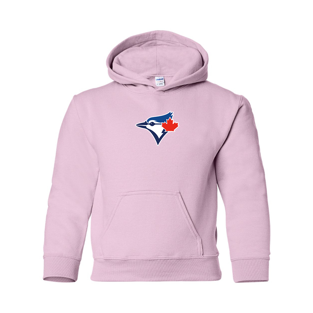 Youth Bluefield Blue Jays Logo Pullover Hoodie