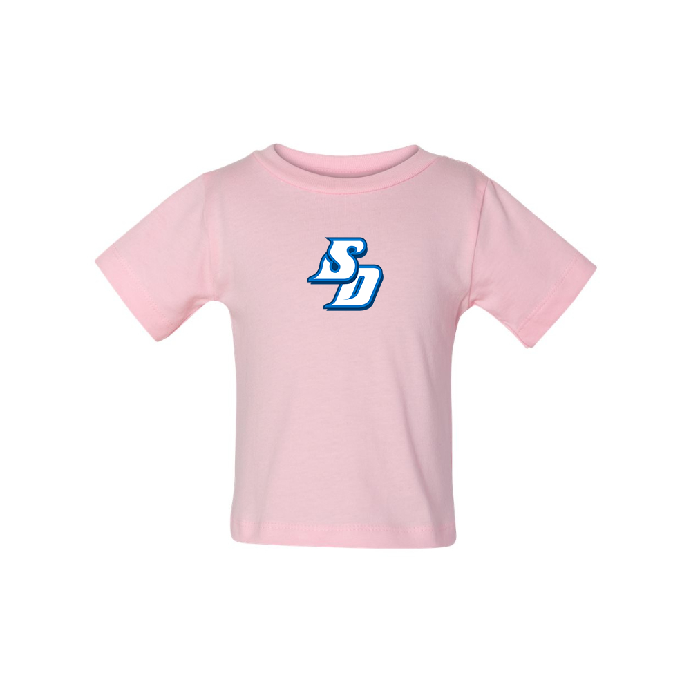 San Diego Toreros Logo BELLA CANVAS Infant Jersey Tee