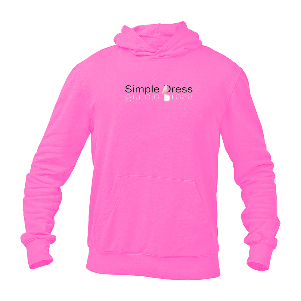 Men's Simple Dress Logo Pullover Hoodie