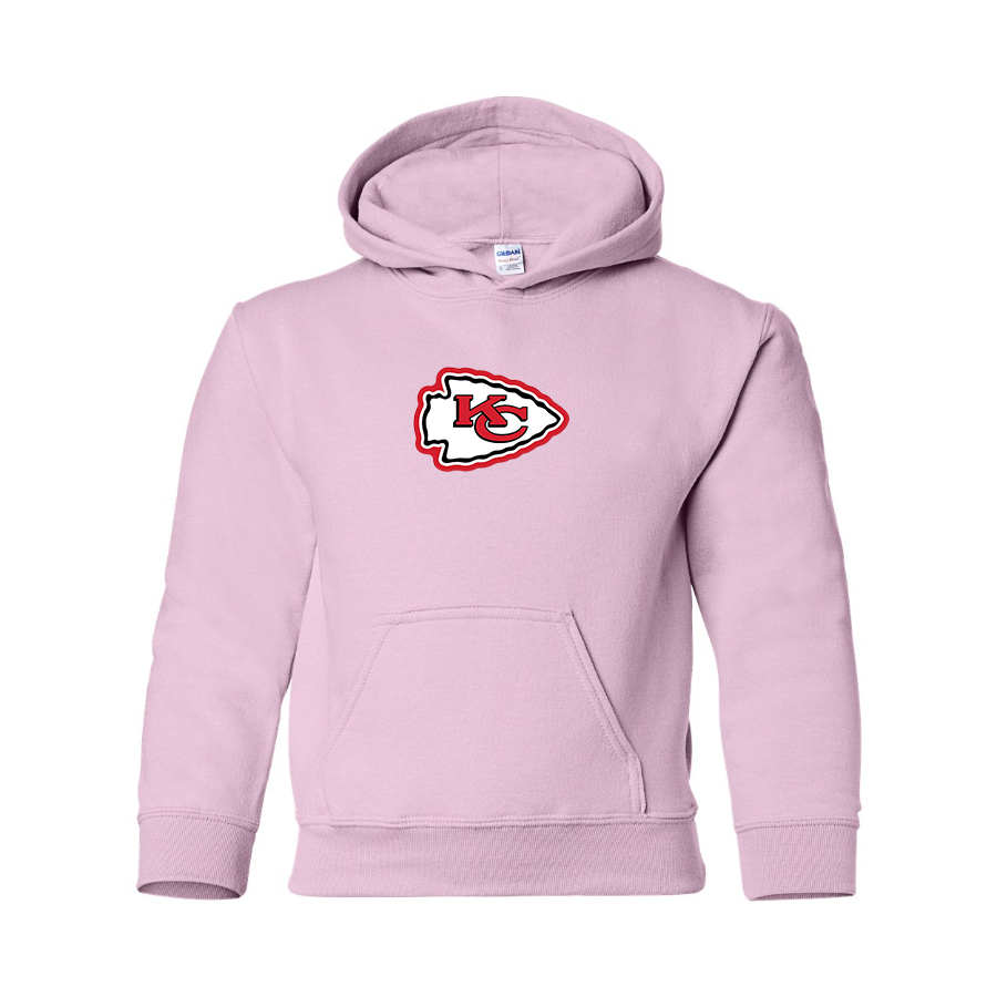 Youth KC Chiefs Logo Pullover Hoodie