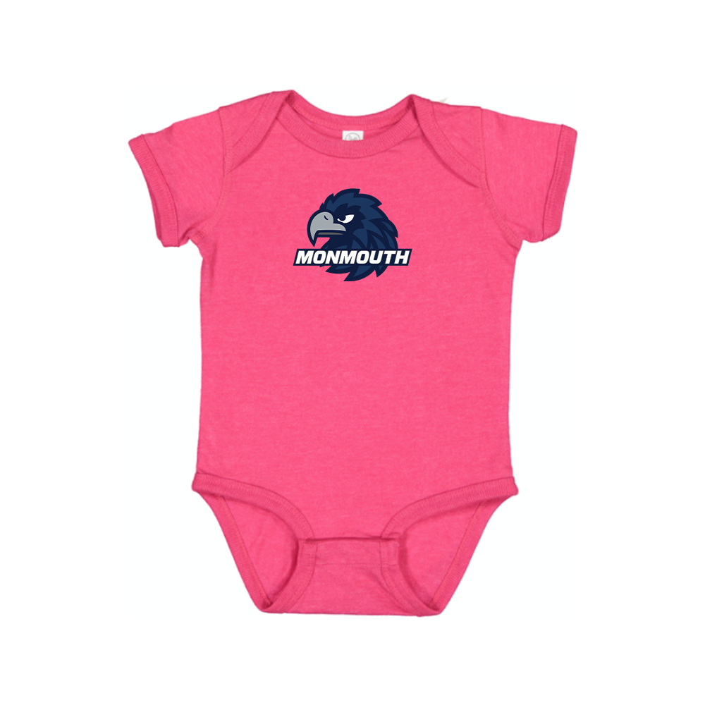 Monmouth Hawks Logo Baby Romper Onesie