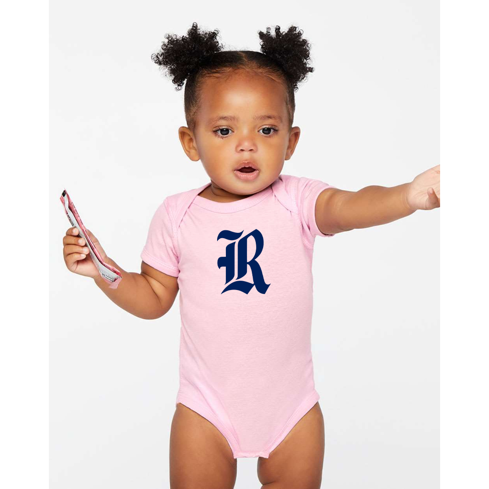 Rice Owls Logo Rabbit Skins Infant Baby Rib Bodysuit