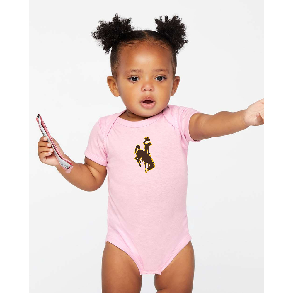 Wyoming Cowboys Rabbit Skins Infant Baby Rib Bodysuit