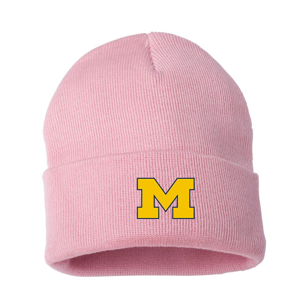 Michigan Wolverines Logo Beanie Hat