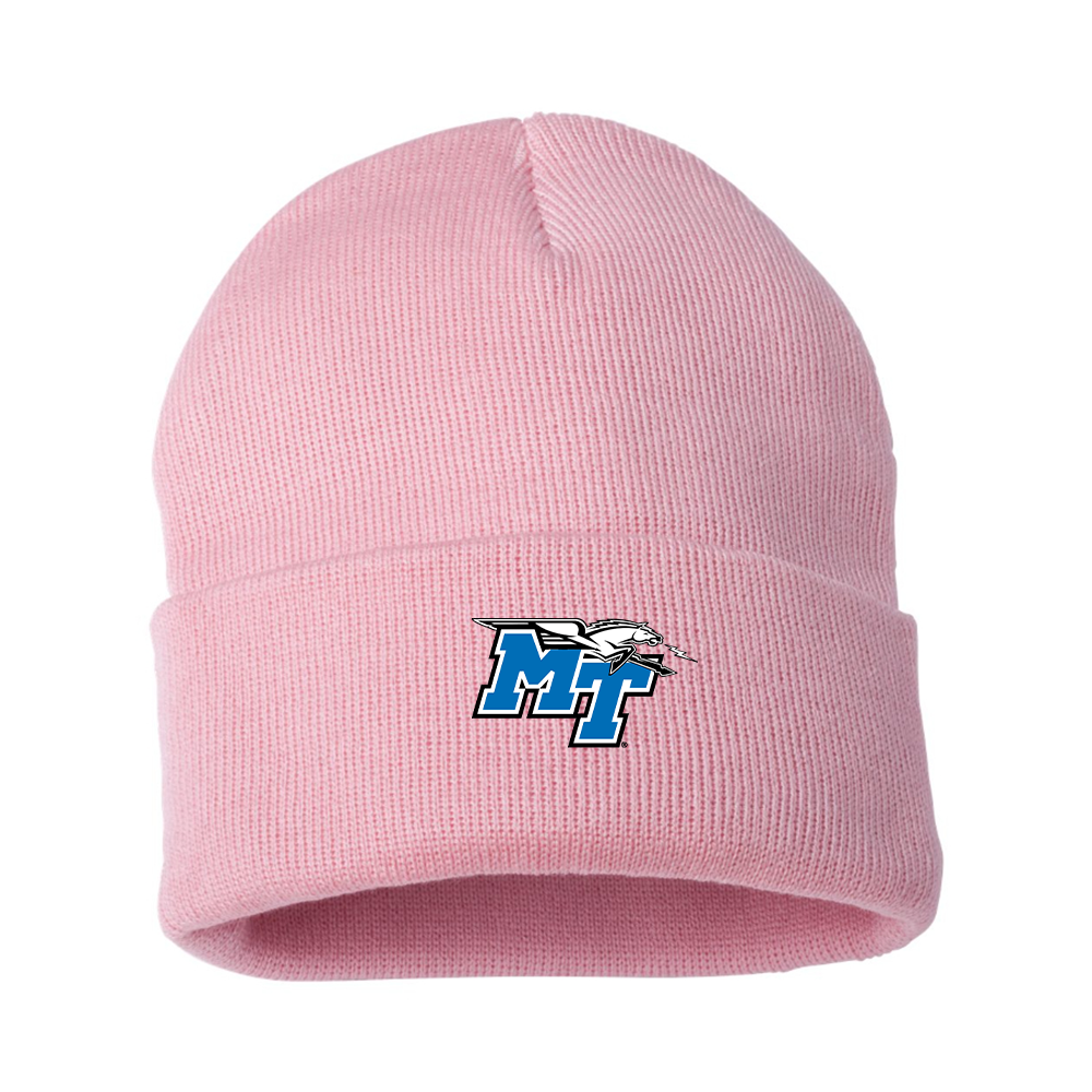 Middle Tennessee Blue Raiders Logo Beanie Hat