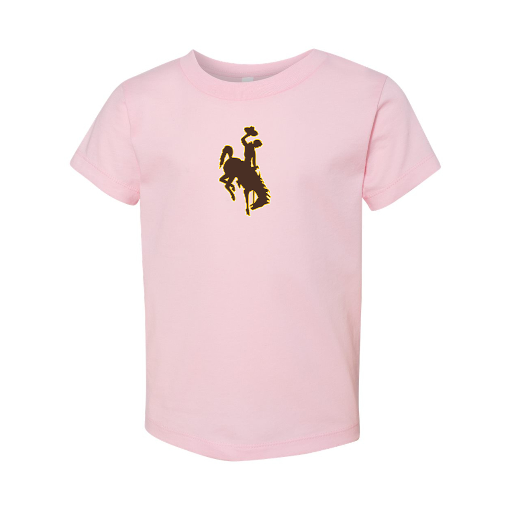 Wyoming Cowboys BELLA  CANVAS Toddler Jersey Tee