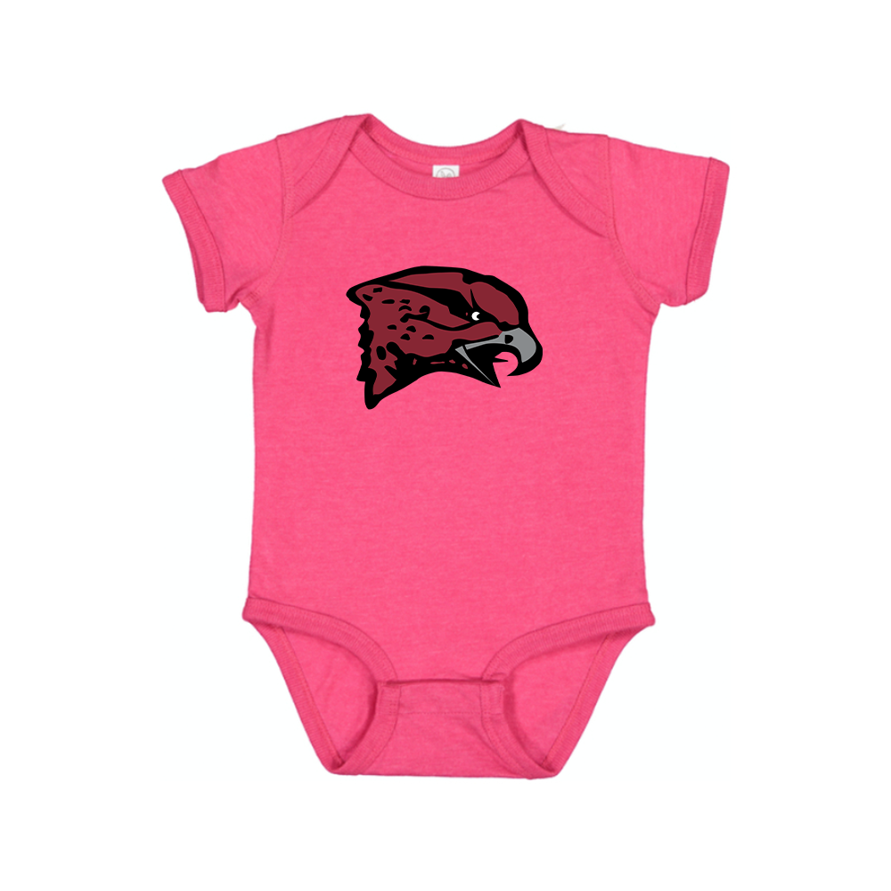 Maryland Eastern Shore Hawks Logo Baby Romper Onesie