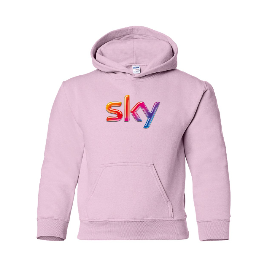 Youth Sky Logo Pullover Hoodie