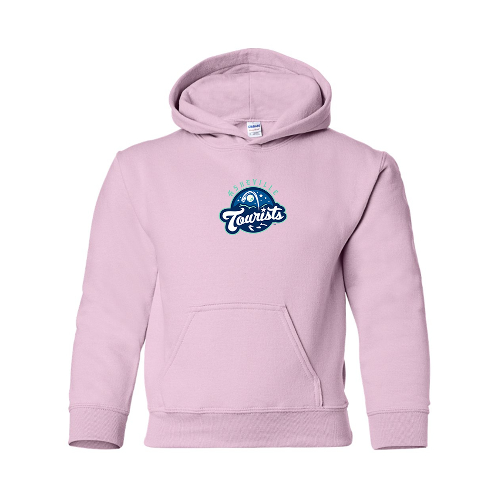 Youth Asheville Tourists Logo Pullover Hoodie