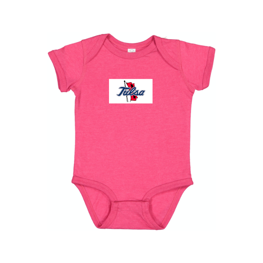 Tulsa Golden Hurricane Logo Baby Romper Onesie