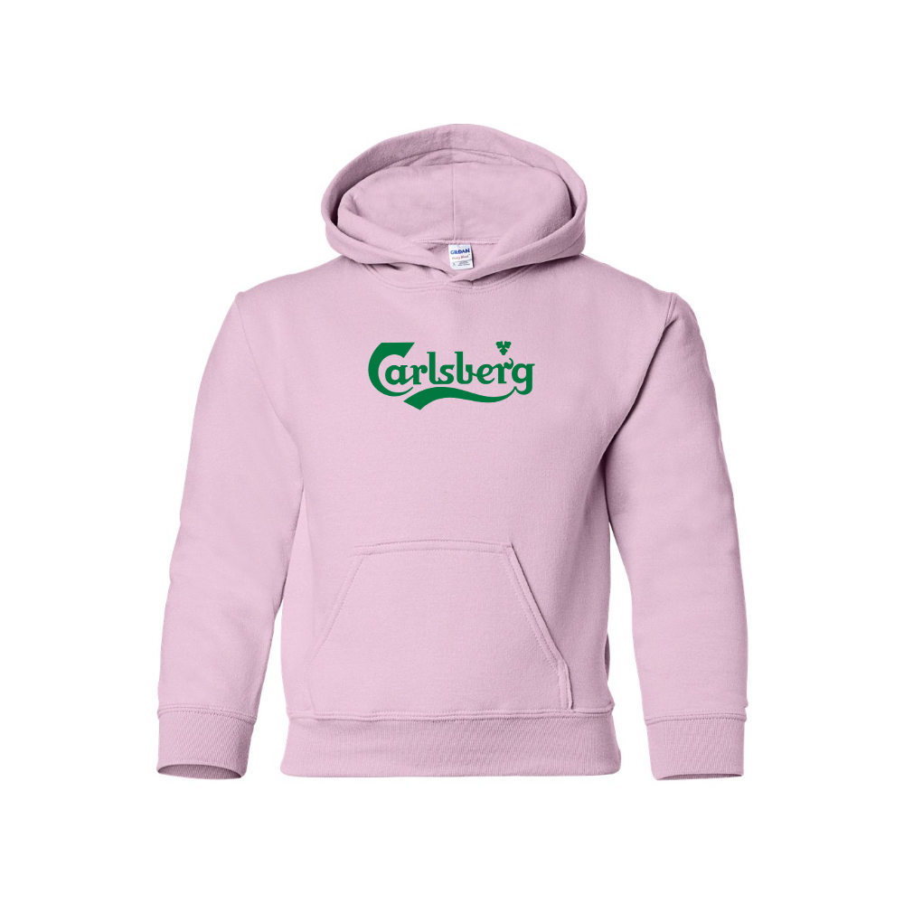 Youth Carlsbery Logo Pullover Hoodie