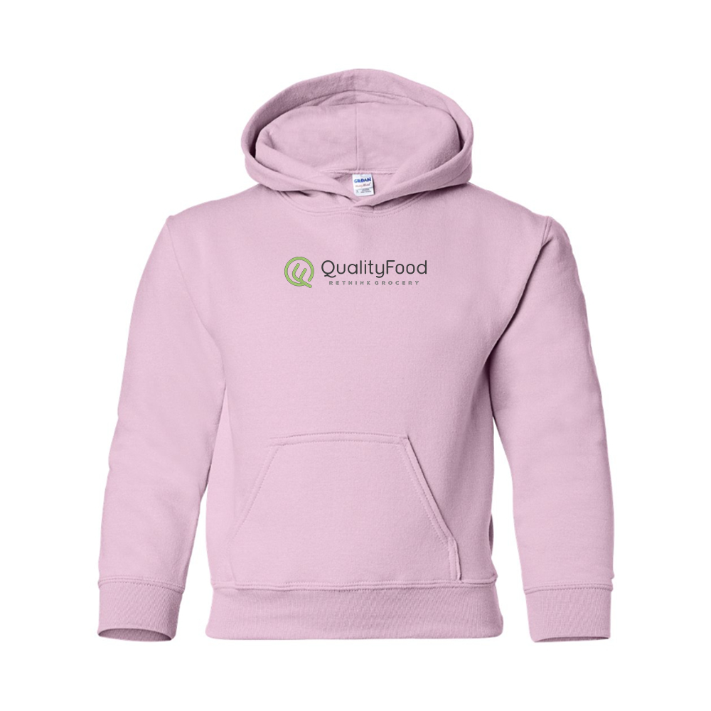 Youth Quality Food Logo Pullover Hoodie