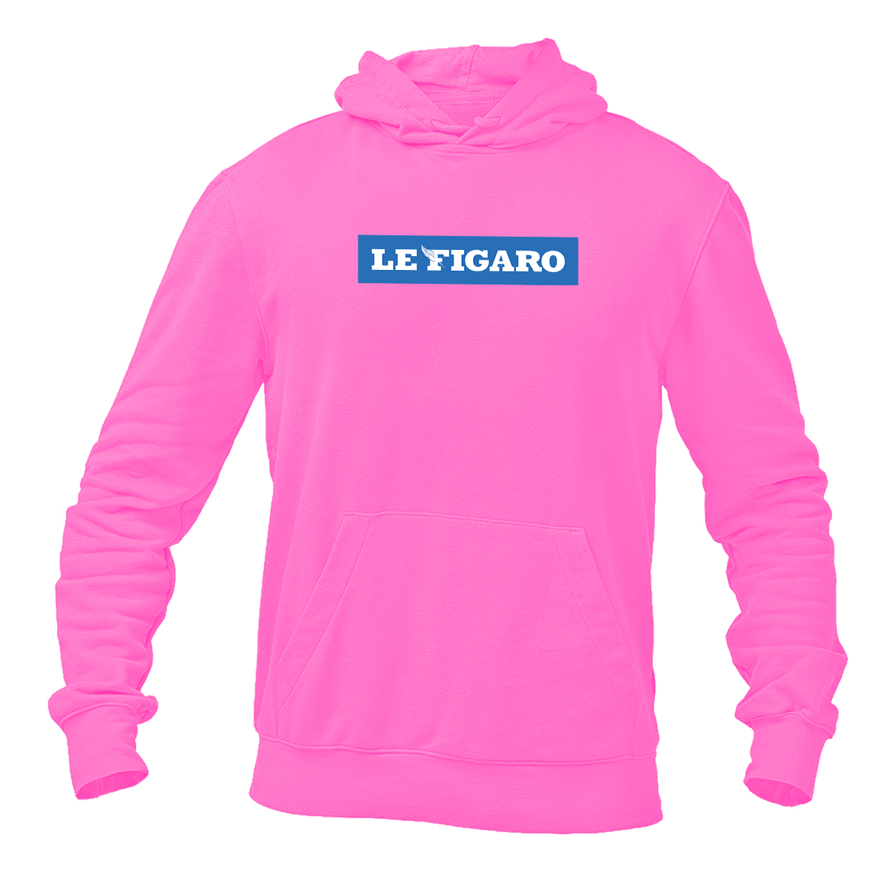 Men's Le Figaro Logo  Pullover Hoodie