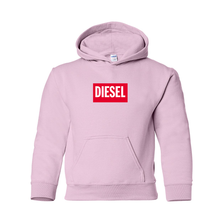 Youth Diesel Logo Pullover Hoodie