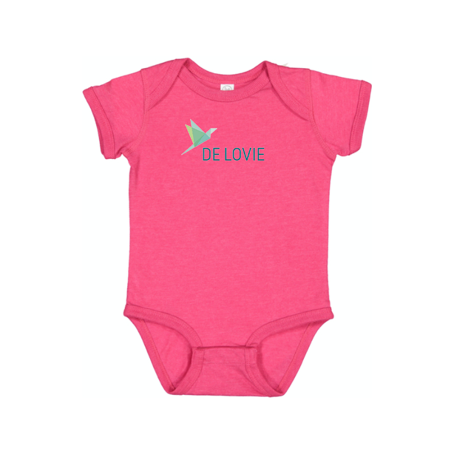 De Lovie Logo Baby Romper Onesie