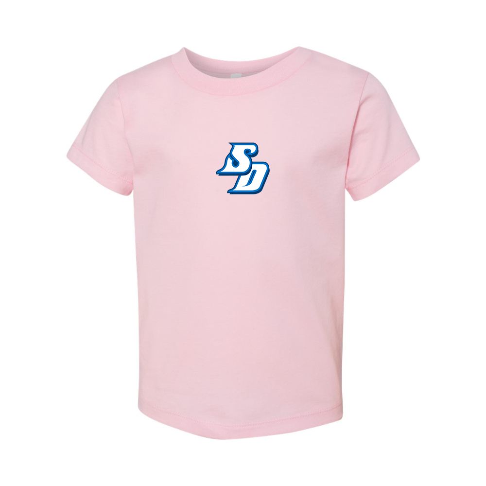 San Diego Toreros Logo BELLA  CANVAS Toddler Jersey Tee