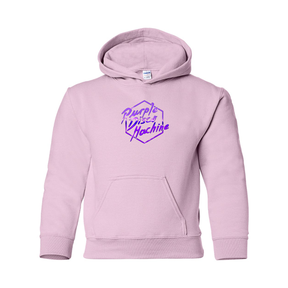 Youth Purple Disco Machine Pullover Hoodie