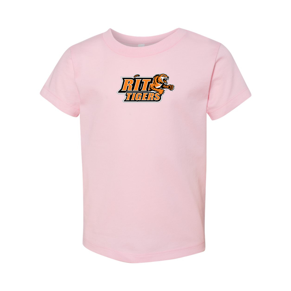 RIT Tigers Logo BELLA  CANVAS Toddler Jersey Tee